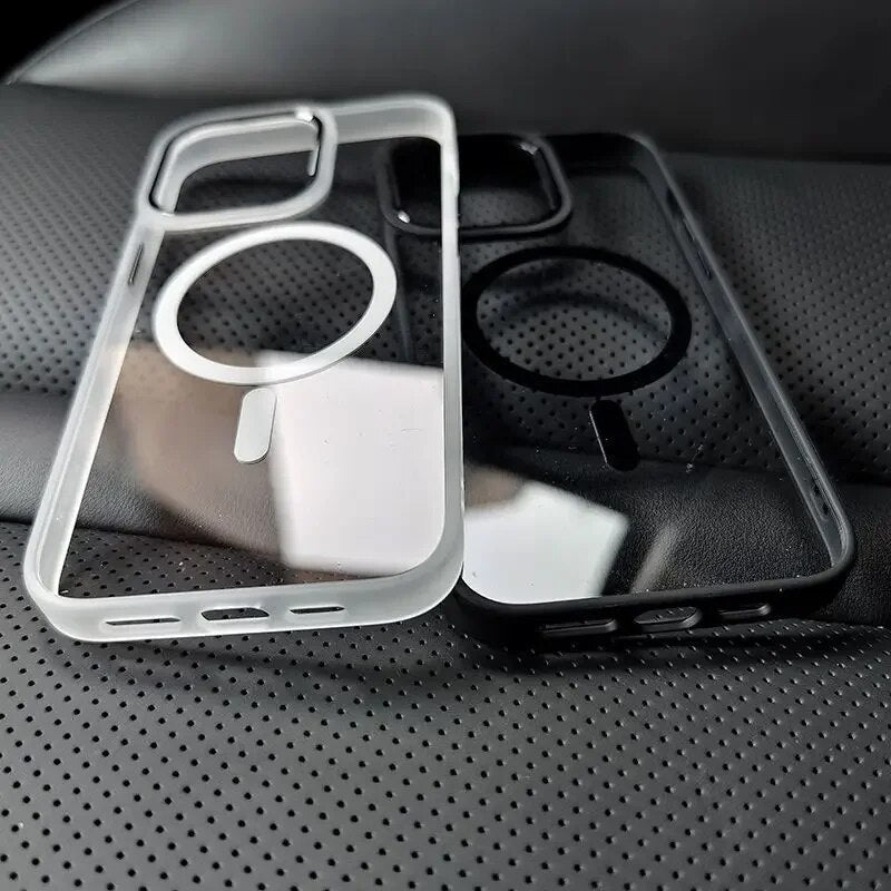 Soft Frame Transparent Case For iPhone
