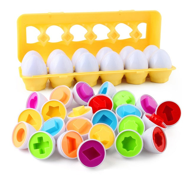 Interactive Egg Match Montessori │ Desenvolva Habilidades Cognitivas e Motoras com Brincadeiras Divertidas!