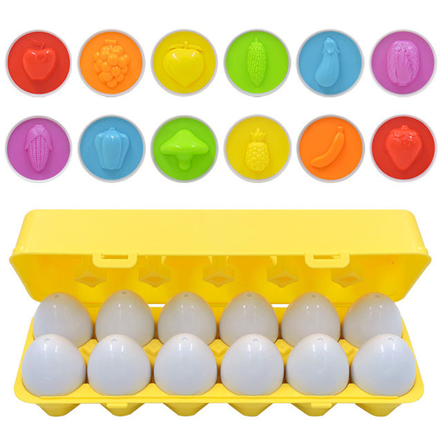 Interactive Egg Match Montessori │ Desenvolva Habilidades Cognitivas e Motoras com Brincadeiras Divertidas!